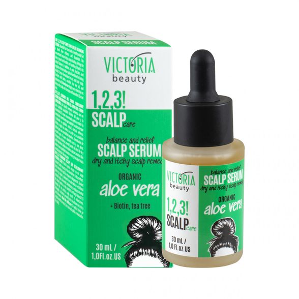 VICTORIA BEAUTY 1,2,3! Scalp Care!  for Dry Scalp hair serum, 30 ml