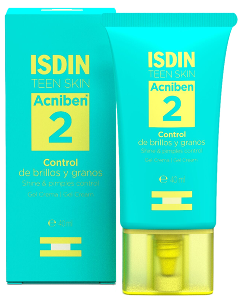 ISDIN Acniben Shine&Pimple sejas krēms, 40 ml
