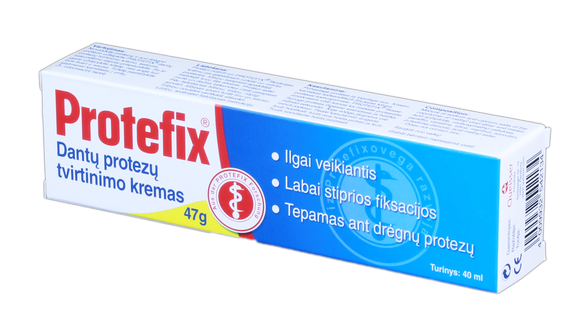 PROTEFIX   Half-Creme fiksācijas krēms zobu protēzēm, 40 ml