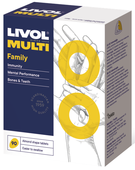 LIVOL  Multi Family (Для всей семьи) таблетки, 90 шт.