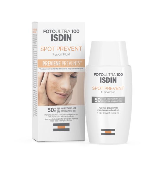 ISDIN FotoUltra100 Spot Prevent SPF 50+ sunscreen, 50 ml