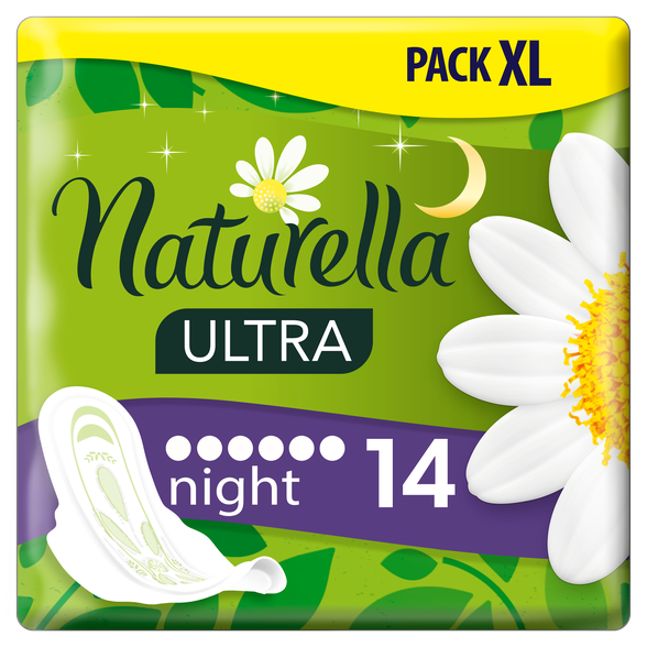 NATURELLA  Ultra Night higiēniskās paketes, 14 gab.