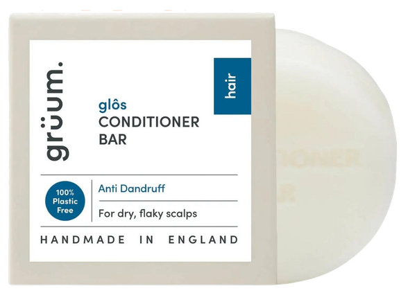 GRUUM Glos Zero Plastic - Anti-Dandruff conditioner bar, 50 g