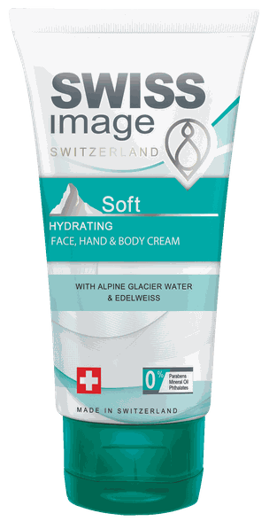 SWISS IMAGE Soft Hydrating Face, Hand & Body cream, 75 ml