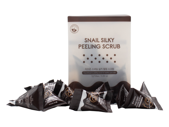 MIZON Snail Silky 5г Пилинг скраб, 40 шт.