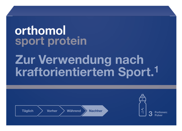 ORTHOMOL Sport Protein (40 g) pulveris, 3 gab.