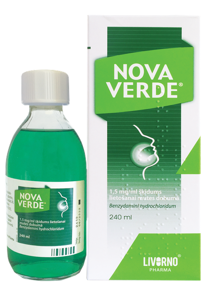 NOVA VERDE 1,5 мг/мл раствор, 240 мл