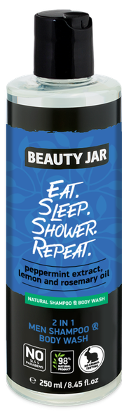 BEAUTY JAR E.S.S.R. šampūns/dušas želeja, 250 ml