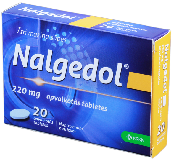 NALGEDOL 220 mg tabletes, 20 gab.