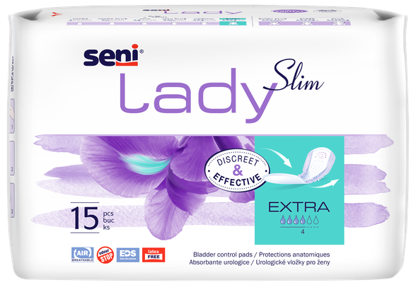 SENI Lady Extra urological pads, 15 pcs.