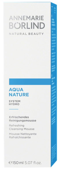 ANNEMARIE BORLIND Aquanature atsvaidzinošas attīrošas putas, 150 ml