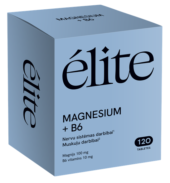 ELITE Magnesium + B6 таблетки, 120 шт.