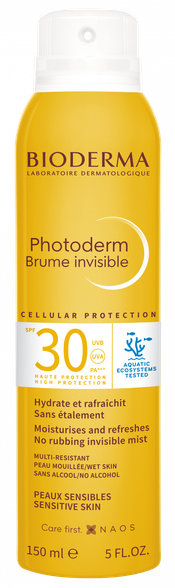 BIODERMA Photoderm Brume Invisible SPF 30+ saules aizsarglīdzeklis, 150 ml