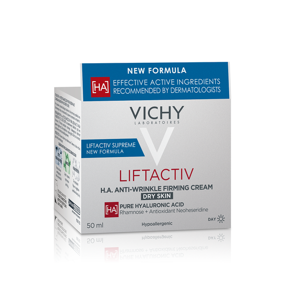 VICHY Liftactiv H.A. Anti-Wrinkle Firming For Dry Skin sejas krēms, 50 ml