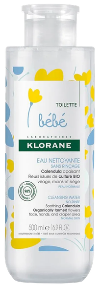 KLORANE Bebe No-Rinse cleansing water, 500 ml