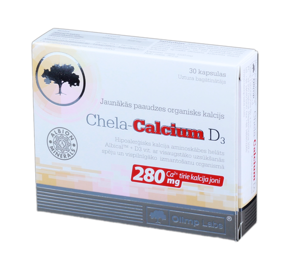 OLIMP LABS Chela - Calcium D3 kapsulas, 30 gab.