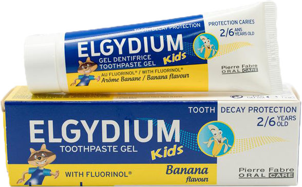 ELGYDIUM Kids Banana toothpaste, 50 ml