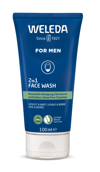 WELEDA For Men 2in1 средство для умывания лица, 100 мл