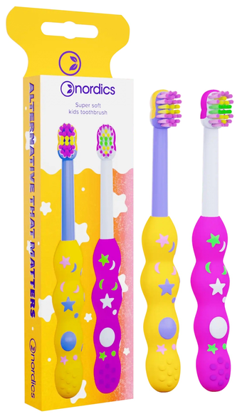 NORDICS Premium kids toothbrush, 2 pcs.