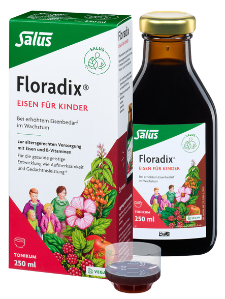 FLORADIX  Dzelzs bērniem šķidrums, 250 ml