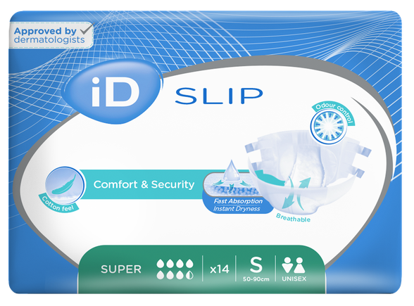 ID Expert Slip Super S (50-90 см) подгузники, 14 шт.