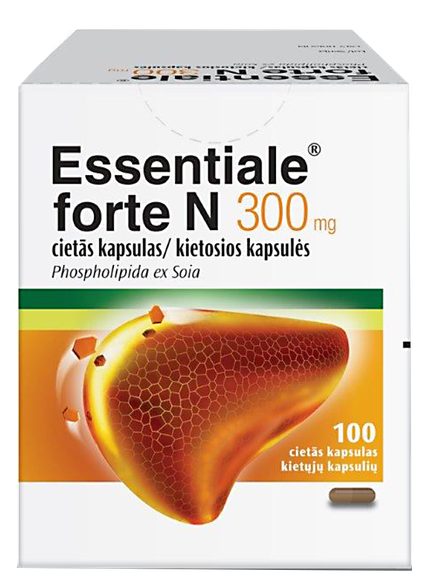 ESSENTIALE FORTE N 300 мг капсулы, 100 шт.