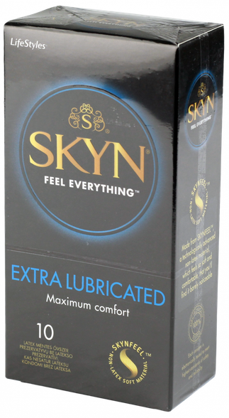 LIFESTYLES Skyn Extra Lubricate презервативы, 10 шт.