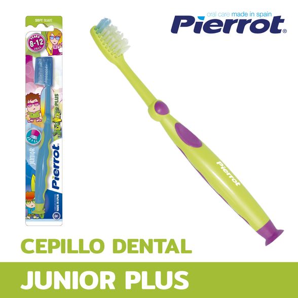 PIERROT Junior Plus 8-12g. Mīksta zobu birste, 1 gab.