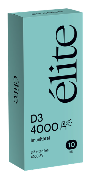 ELITE Vitamīns D3 4000 SV sprejs, 10 ml