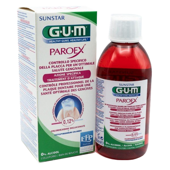GUM Paroex Short Term Treatment mouthwash, 300 ml