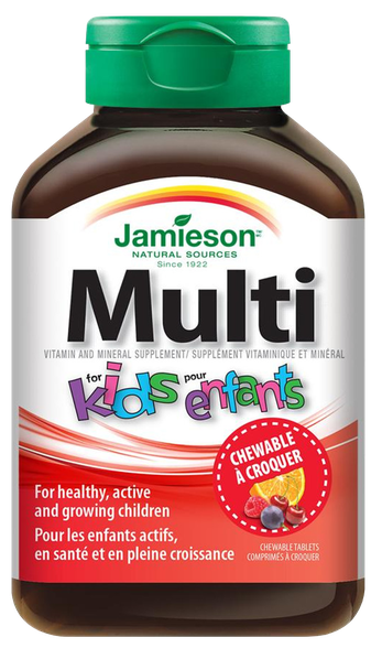 JAMIESON Vita-Vim Multi for Kids жевательные таблетки, 60 шт.