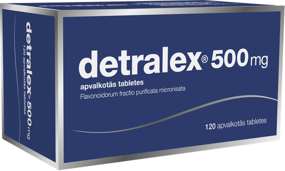 DETRALEX 500 мг таблетки, 120 шт.