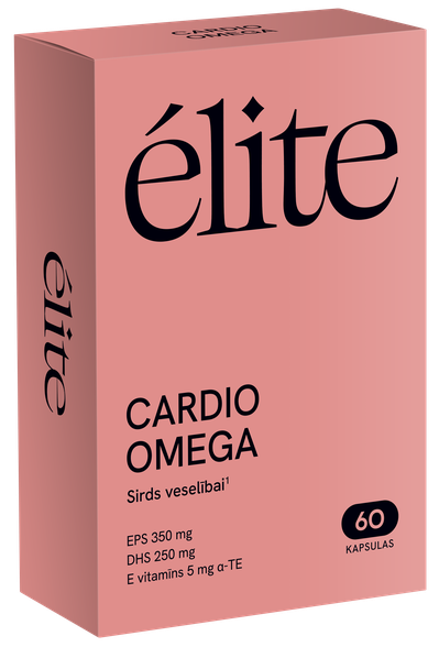 ELITE Cardio Omega kapsulas, 60 gab.