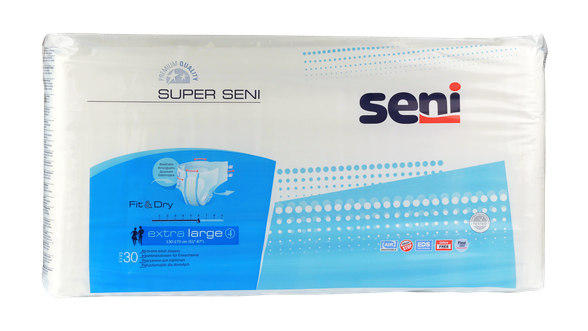 Seni Air Classic Breathable Adult Diapers (Extra Large) 30 Piece