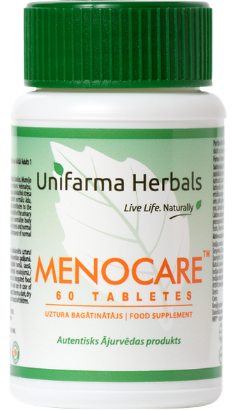 UNIFARMA HERBALS Menocare tabletes, 60 gab.