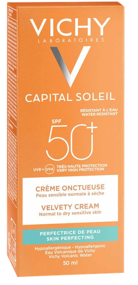 VICHY Capital Velvety SPF50+ крем для лица, 50 мл