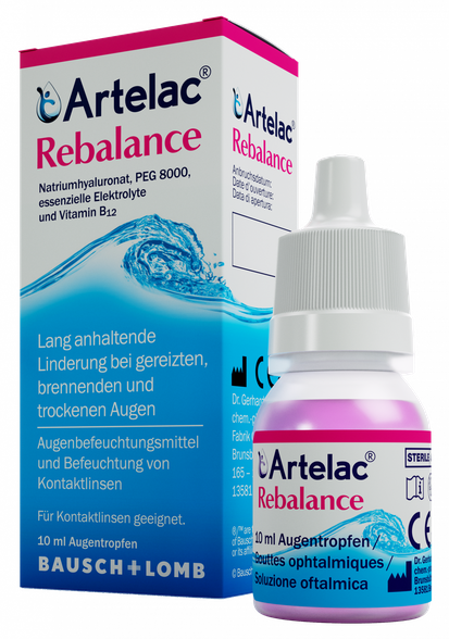 ARTELAC   Rebalance eye drops, 10 ml