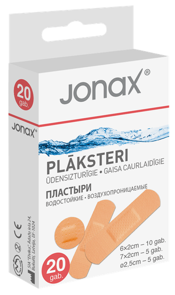 JONAX waterproof bandage, 20 pcs.