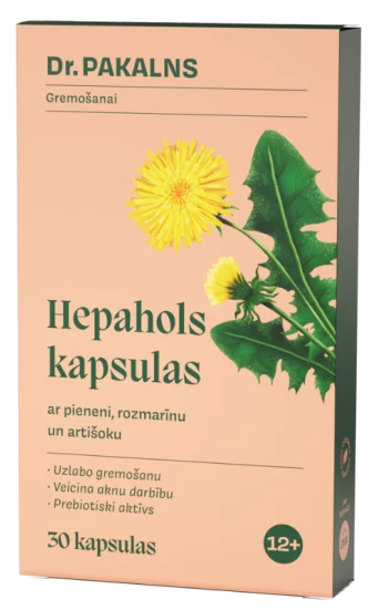 DR. PAKALNS Hepahols kapsulas, 30 gab.