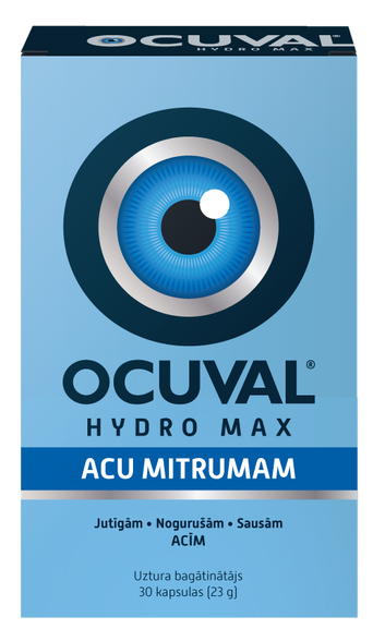 OCUVAL Hydro Max kapsulas, 30 gab.