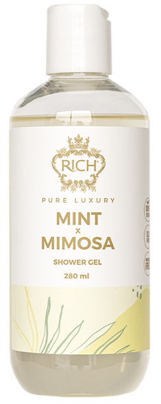 RICH Pure Luxury Mint & Mimosa shower gel, 280 ml