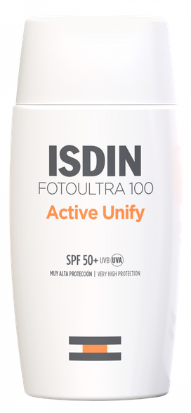 ISDIN FotoUltra100 Active Unify SPF50+ sunscreen, 50 ml
