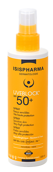 ISISPHARMA Uveblock SPF 50+ спрей, 200 мл