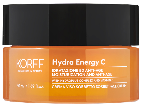 KORFF Hydra Energy C spēcīgi mitrinošs pretnovecošanās sorbet sejas krēms, 50 ml