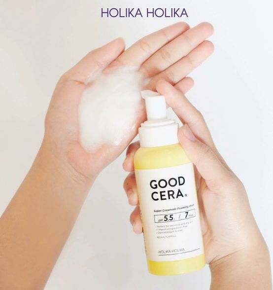 HOLIKA HOLIKA Good Cera Super Ceramide cleansing foam, 160 ml