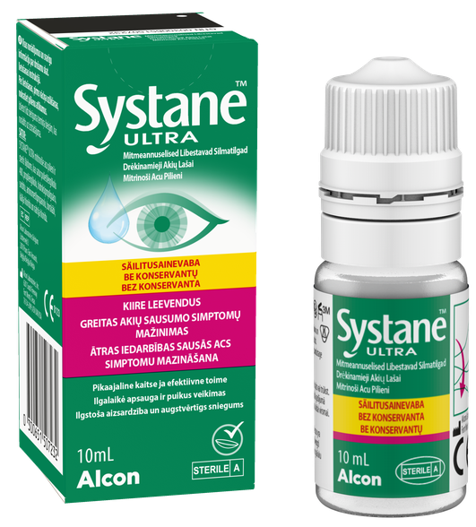 SYSTANE  Ultra without preservative eye drops, 10 ml