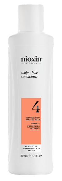 NIOXIN Scalp Therapy System 4 for Colored Hair with Progressed Thinning conditioner, 300 ml