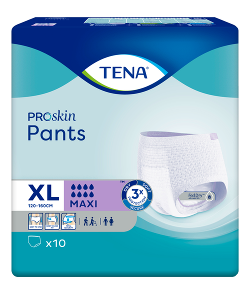 TENA Pants Maxi XL nappy pants , 10 pcs.