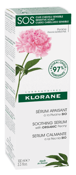 KLORANE with peonies for sensitive scalp serum, 100 ml