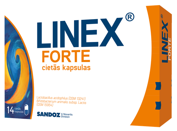 LINEX Forte cietās kapsulas, 14 gab.